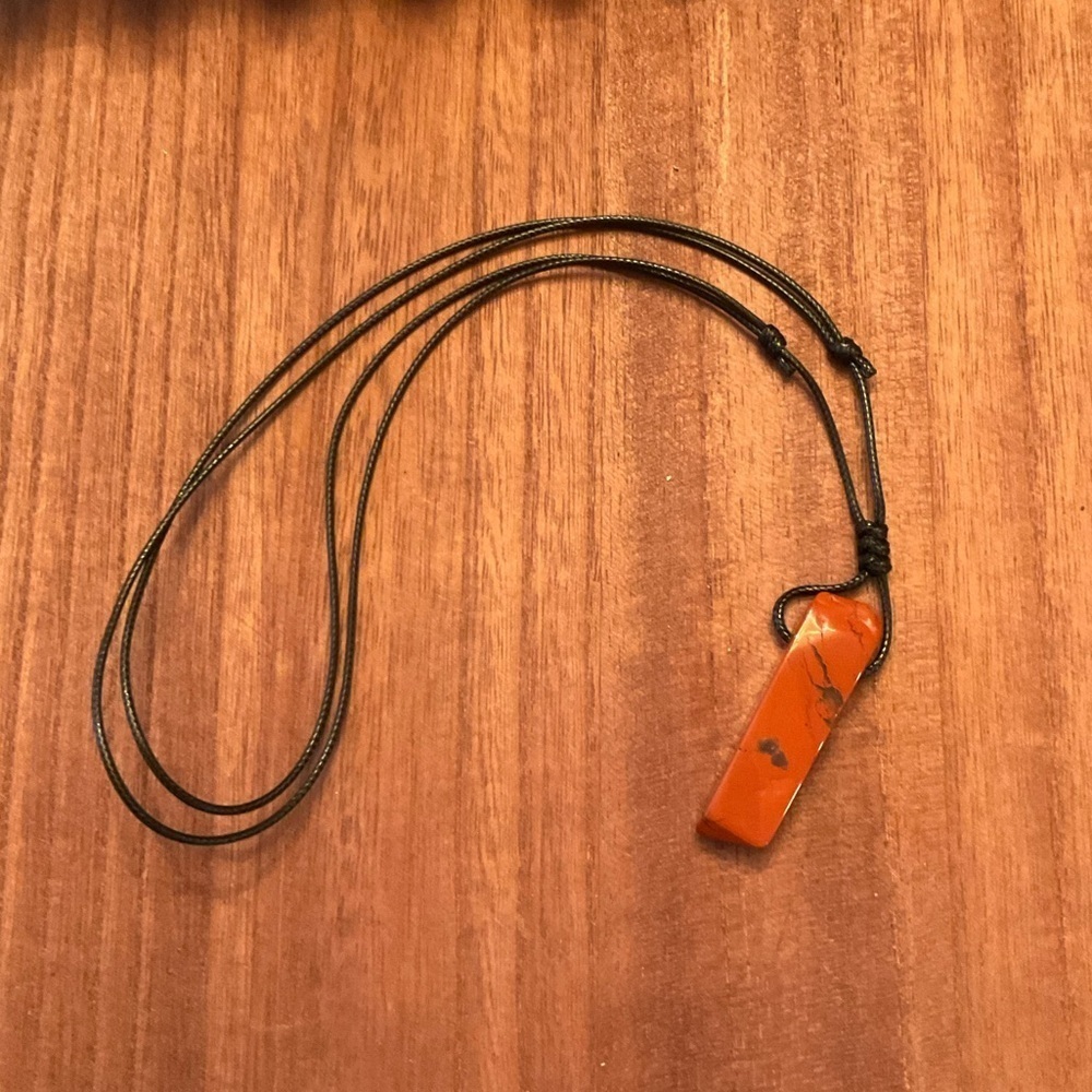 Beautiful Natural Stone Necklace adjustable from 20” to 36” BN